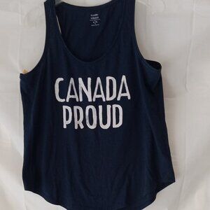 Old Navy Relaxed tank top navy blue women's L